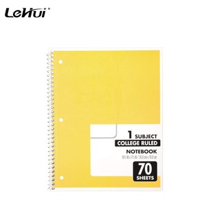 Cuadernos Espirales Lehui Stationery School de 10 1/2 <span class=keywords><strong>X</strong></span> 7 1/2 Pulgadas, 1 Materia, 70 Hojas, Rayados, con Colores Surtidos - Product Image 6
