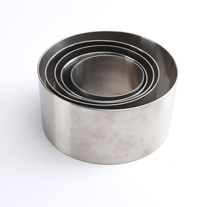 4-дюймовая круглая форма для выпечки 304 торта из нержавеющей стали, форма для печенья и других выпечки, металлический материал - Product Image 5