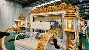 Kereta Listrik mewah/kereta listrik royal dekorasi pernikahan kereta pengangkut spesial untuk dijual - Product Image 4