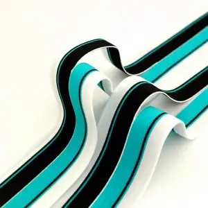 Elastic Band Anti Slip Silicon Nylon Polyester Silicone For Sport Designer Bands Jacquard Y Type Open Side Webbing