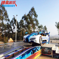 La vitesse électrique montée sur remorque de parc d'attractions badine la mini voiture volante folle à vendre