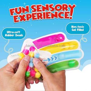 ของเล่นบีบเสริมพัฒนาการแบบมอนเตสซอรี่สำหรับเด็กเล็ก ทำจากพีวีซี ช่วยผ่อนคลาย พัฒนาทักษะกล้ามเนื้อมัดเล็ก เหมาะสำหรับการเดินทาง ของเล่นเสริมสมาธิ - Product Image 3