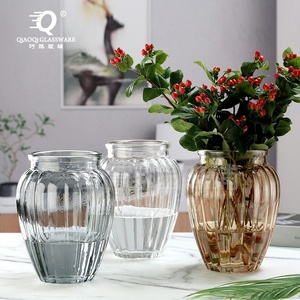 <span class=keywords><strong>Vaso</strong></span> <span class=keywords><strong>in</strong></span> Vetro Colorato Stile Europeo Retrò e Moderno per Tavolo, Soggiorno, <span class=keywords><strong>Fiori</strong></span> Secchi, <span class=keywords><strong>Fiori</strong></span> Freschi, Bambù Portafortuna - Product Image 2