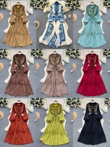 Robe longue de princesse avec <span class=keywords><strong>ceinture</strong></span>, motif floral 3D exquis, pour <span class=keywords><strong>femme</strong></span>, idéale pour les vacances – Nouvelle collection en gros - Product Image 6