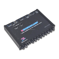 Système audio amplificateur de voiture 7 bandes EQ, égaliseur 6 canaux, sortie passive, crossover, haut-parleur subwoofer, égaliseur de fréquence pour voiture