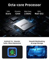 Radio para Auto Android 16 2026, 9 Pulgadas, 2 Din, Universal, Estéreo para Auto, CarPlay Inalámbrico, Navegación GPS, WiFi, Bluetooth, Reproductor Multimedia