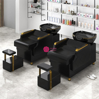 Fauteuil de lavage électrique et lit de lavage en cuir PU écologique Yicheng Beauty pour salon de beauté avec couleur au choix