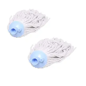 Looped-End String Plastic Mop Head Cotton Mop Wet Mop Replacement