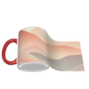 Taza de café de cerámica de color de 11oz con imagen personalizada, gres de calidad impresa, apto para microondas, regalo de negocios, térmica superior para bebidas calientes - Product Image 3