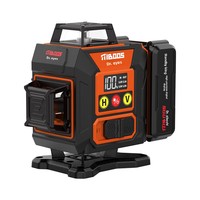 Niveau laser automatique 12 lignes vert haute précision infrarouge à forte luminosité pour intérieur/extérieur