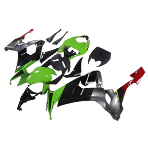 Carenado verde, negro, gris, apto para <span class=keywords><strong>Kawasaki</strong></span> <span class=keywords><strong>Ninja</strong></span> 2008 2009 <span class=keywords><strong>2010</strong></span>, marco de carrocería de, de color verde - Product Image 2