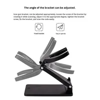 Lecteur de codes-barres sans fil pliable universel noir, support fixe, garantie 10 ans - Accessoires Deli Honeywell