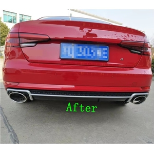 Difusor trasero de coche RS4 apto para Audi A4 B9 2015-2018 PP labio trasero Normal y <span class=keywords><strong>Sline</strong></span> - Product Image 6