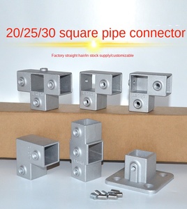 Silberner 3-Wege-<span class=keywords><strong>T</strong></span>-förmiger 25mm Rack-Klemmverbinder Rohrverbindung Schnellverschluss-Winkelstück Rund-Quadrat-Eckverbinder - Product Image 4