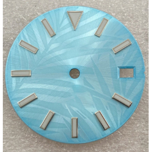 Piezas de Reloj con Esfera Verde Luminosa de 28.5mm, Movimiento Mecánico NH35 Modificado con Diseño de Manecillas Tipo Hoja - Product Image 6