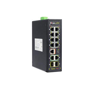 Switch réseau PoE industriel géré avec 8 ports RJ45 10/100M + 2 ports Uplink 10/100/1000M et 2 ports SFP 100/1000M - Product Image 4