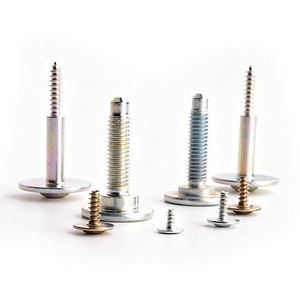Tornillos de Cabeza Ovalada Métricos Personalizados de Fábrica, Galvanizados en Zinc, de Medio Rosca, para Equipos Electrónicos e Instrumentos, Resistentes a la Corrosión - Product Image 5