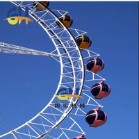 Grande Roue de 50m pour Parc d'Attractions Électrique, Équipement de Jeux de Carnaval, à Vendre