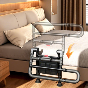 KS Bedside Handrails Height Adjustable Anti Slip For Elderly And Disabled Patients Home Use <b>Bed</b> <b>Rails</b> Safety Support - Product Image 3
