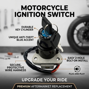 Interruttore di Accensione in Lega di Alluminio per Moto, <span class=keywords><strong>Serratura</strong></span> Elettrica per Y&amaha DT125 DT200 TZR 125/250 FZR400 - Product Image 1