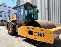 Rouleau compresseur vibrant d'occasion XCM-G XS223J 22 tonnes à tambour unique / Compacteur vibrant lourd d'occasion pour sols et routes