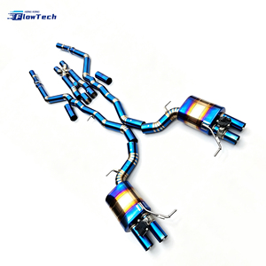 Escape Trasero de Titanio de Alta Calidad para BMW 650i F06 4.4L V8 N63 Valvetronic, Ajuste Directo con Puntas Cuádruples - Product Image 2