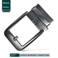 Boucle de ceinture automatique dentée pour homme en alliage de zinc, style professionnel haut de gamme, à dégagement rapide, de Guangzhou, avec fermoir formel et protection