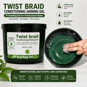 <span class=keywords><strong>Gel</strong></span> Coiffant Non Gras OEM&ODM pour Cheveux Torsadés, Définit les <span class=keywords><strong>Boucles</strong></span>, 64oz, <span class=keywords><strong>Gel</strong></span> Fixateur pour Bords Lisses, <span class=keywords><strong>Gel</strong></span> de Contrôle des Tresses pour Cheveux Noués - Product Image 6