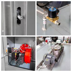 الشركة المصنعة الفولاذ المقاوم للصدأ الهواء الساخن 16 صواني Dissel الغاز الكهربائية الدوارة - Product Image 4