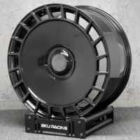 Jantes forgées Bku 5x120 pour Rolls Royce Wraith Ghost Dawn Spectre Phantom Cullinan, jantes personnalisées de luxe noir brillant 20 21 22 pouces