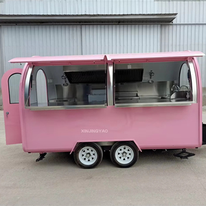 Remorque alimentaire mobile à toit rond 2,2-5,8 m (11,5 pi) avec climatisation, remorque alimentaire pour hot-dogs, camion alimentaire XINJINGYAO - Product Image 1