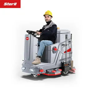 Venta caliente Sterll SX1100 Dual Brush ride on floor scrubber Auto floor scrubber Industrial floor scrubber machine