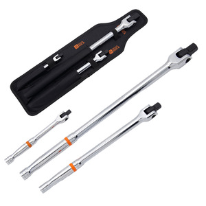 Juego de Llaves Tipo F V4 Tools, 3 Piezas, 24 Pulgadas, Ajustables, de Grado Industrial, Acero CR-V - Product Image 1