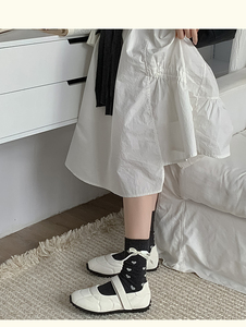 可愛い女性用コットン クルーソックス リボン付き スイートハート柄 キュートなJKスタイル ロリータ風靴下 女の子向け 卸売 2026 - Product Image 6