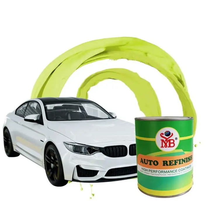 Acrylic 1k metallic color paint 1k pearl automotive paint varnish clear coat for auto refinish