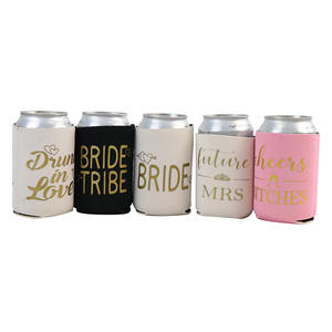 Manchon isotherme pliable en néoprène <span class=keywords><strong>souple</strong></span> pour canettes de bière, 12 et 16 oz, avec logo personnalisé, pour mariage, format haut et mince, vente en gros pour événements - Product Image 4