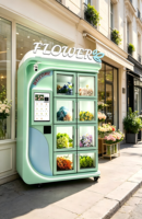 Máquina Expendedora de Flores Compacta, Máquina Expendedora de Flores Refrigerada con Control de Temperatura