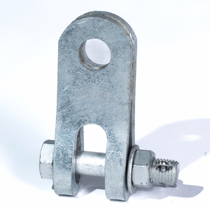 Accesorios de enlace de poste Tipo ZS Placa colgante de Ángel derecho Horquilla de lengüeta forjada galvanizada en caliente para aislador de polímero Precio negociable - Product Image 2