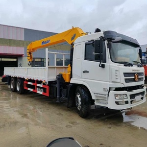 شاحنة شاكمان <span class=keywords><strong>6</strong></span>×4 ثقيلة مزودة برافعة - رافعة هيدروليكية مفصلية بالفنجر بحمولة 12 طن مع سطح تحميل - Product Image 2