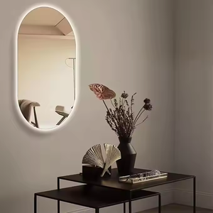 High Quality Arch Oval LED <strong>Mirror</strong> Salon Makeup Bedroom Ceiling Hotel Room Home-stay <strong>Hanging</strong> <strong>Mirror</strong> - Product Image 6