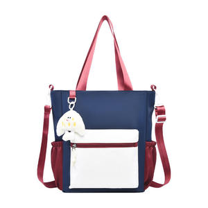 Sac bandoulière personnalisé avec logo d'usine, sac fourre-tout décontracté grande capacité pour enfants, idéal pour <span class=keywords><strong>cours</strong></span> <span class=keywords><strong>de</strong></span> <span class=keywords><strong>soutien</strong></span> <span class=keywords><strong>scolaire</strong></span>, coloré et tendance - Product Image 3