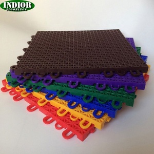 25cmX25cm anti-dérapant pp plancher de <span class=keywords><strong>garage</strong></span>/amovible en plastique tapis de sol pour le lavage de voiture Espagne - Product Image 1