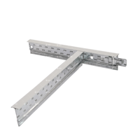 Sistema de Rejilla Plana para Techo Suspendido de Acero Decorativo, Fino de 15mm, Blanco, Componentes de Rejilla en T