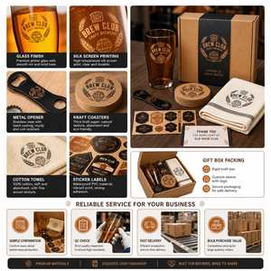 Juego de Regalo Personalizado con Logotipo, de Acero Inoxidable, para Cervecería, Eventos, Regalos Promocionales para Empresas, Caja de Regalo, Acción de Gracias, Graduaciones, Fiestas - Product Image 5