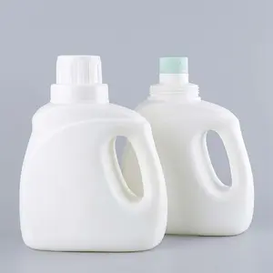 Sıcak satış özel Logo HDPE deterjan şişesi 1L çamaşır sıvı deterjan deterjan şişesi plastik
