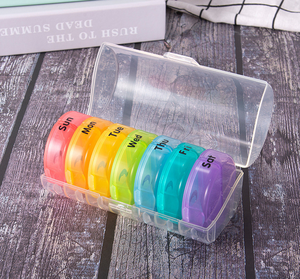Organizador de Pastillas de Viaje Mini de 7 Días, 14 Compartimentos, Plástico PP, Resistente a la Humedad, Diseño Dividido para Mañana y Noche - Product Image 5