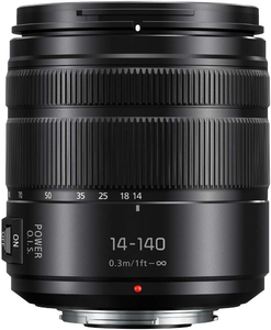Objectif téléobjectif Panasonic Vario 14-140 mm avec F3.5-5.6 II ASPH, capteur CMOS pour appareil photo hybride sans miroir à monture quatre tiers - Product Image 5