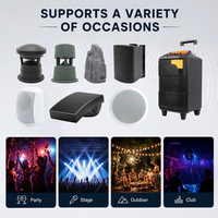 Venta Directa de Fábrica: Sistema de Sonido Profesional Line Array de Rango Completo Inalámbrico para Exteriores de 60W, de Aluminio para Escenario
