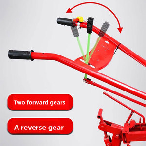 Mini motoculteur à chenilles 7,5 CV à moteur thermique, idéal pour les jardins potagers, les champs de maïs et les vergers, adapté à divers types de sols et de terrains - Product Image 5