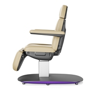Rockstar Mobilier de salon Chaise faciale de beauté réglable électrique Lit de massage de salon Table cosmétique avec accoudoir nivelé amovible